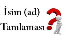 isim tamlaması