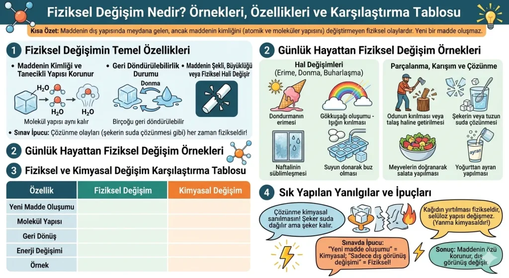 fiziksel değişim