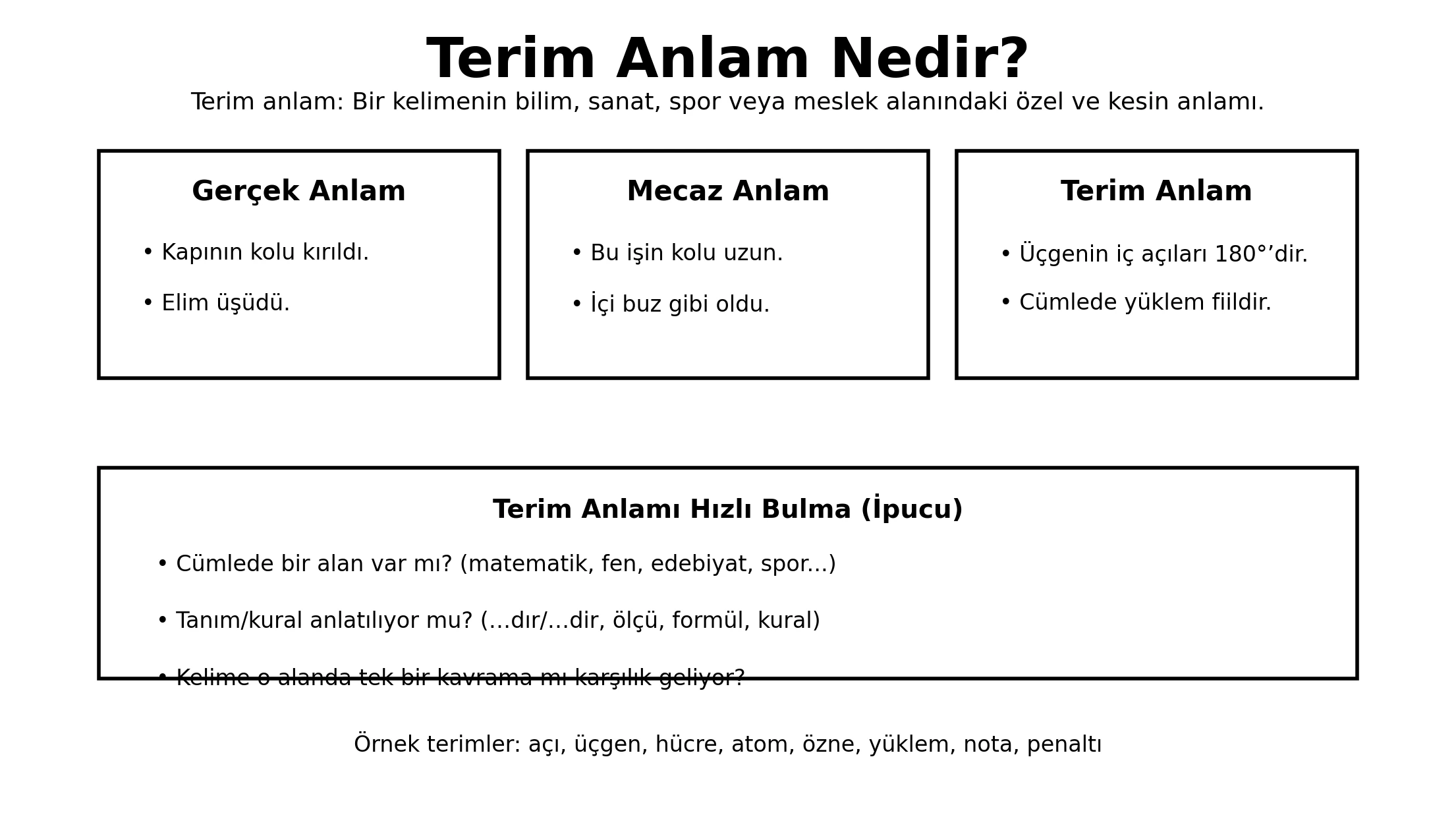 Terim anlam nedir? Gerçek anlam, mecaz anlam ve terim anlam örnekleri + terim anlamı hızlı bulma ipuçları