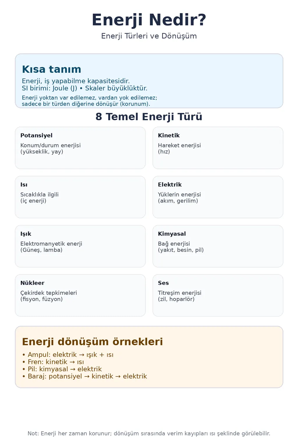 Enerji İnfografik