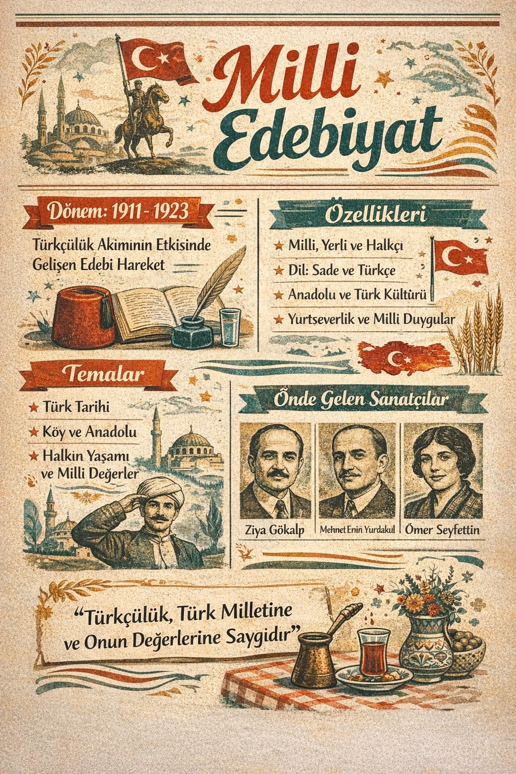Milli Edebiyat Dönemi ve Özellikleri