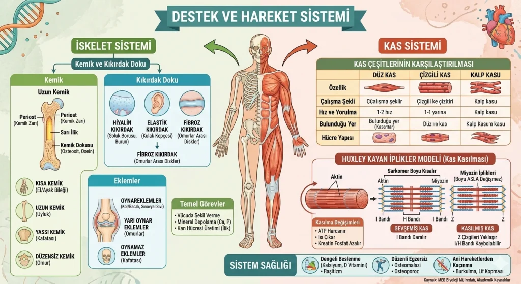 destek ve hareket sistemi