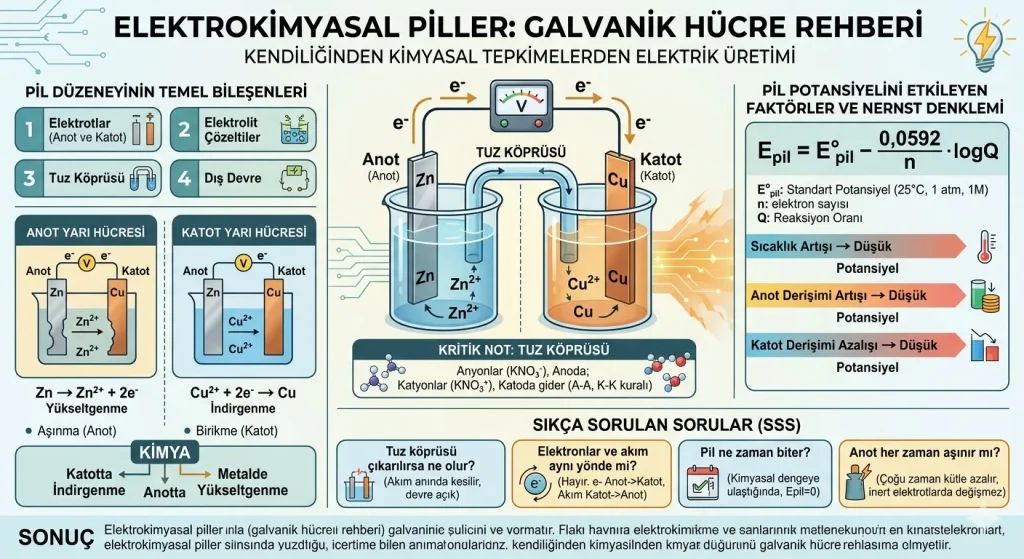 elektrokimyasal piller