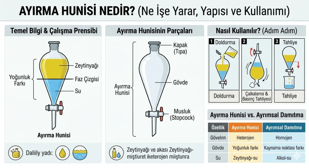 ayırma hunisi nedir