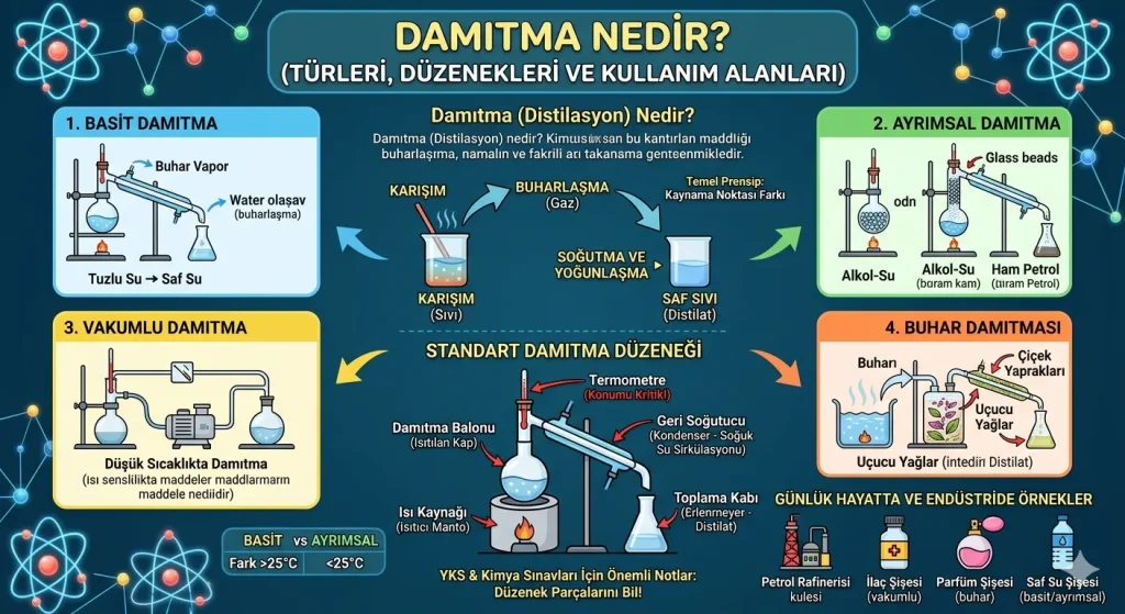 damıtma yöntemleri