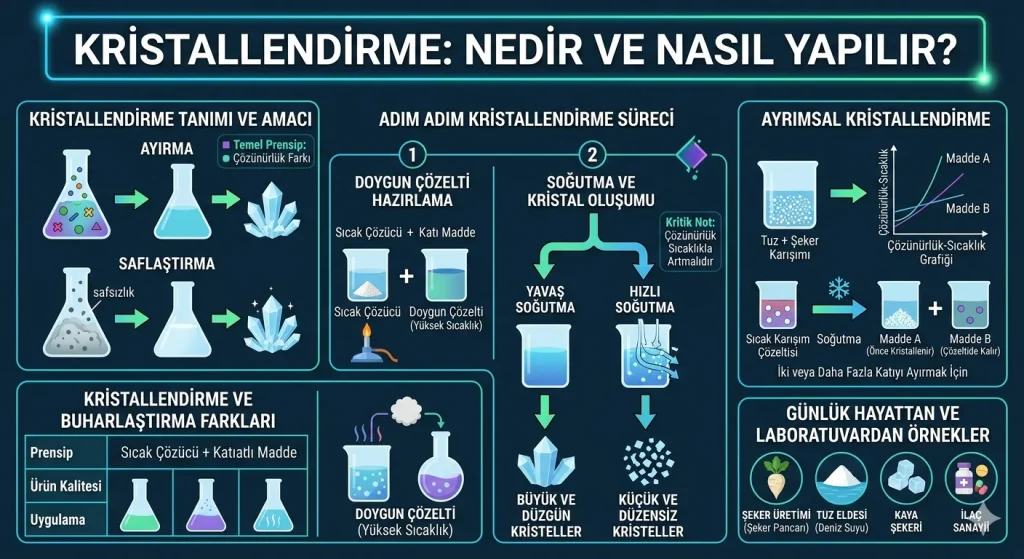 kristallendirme nedir